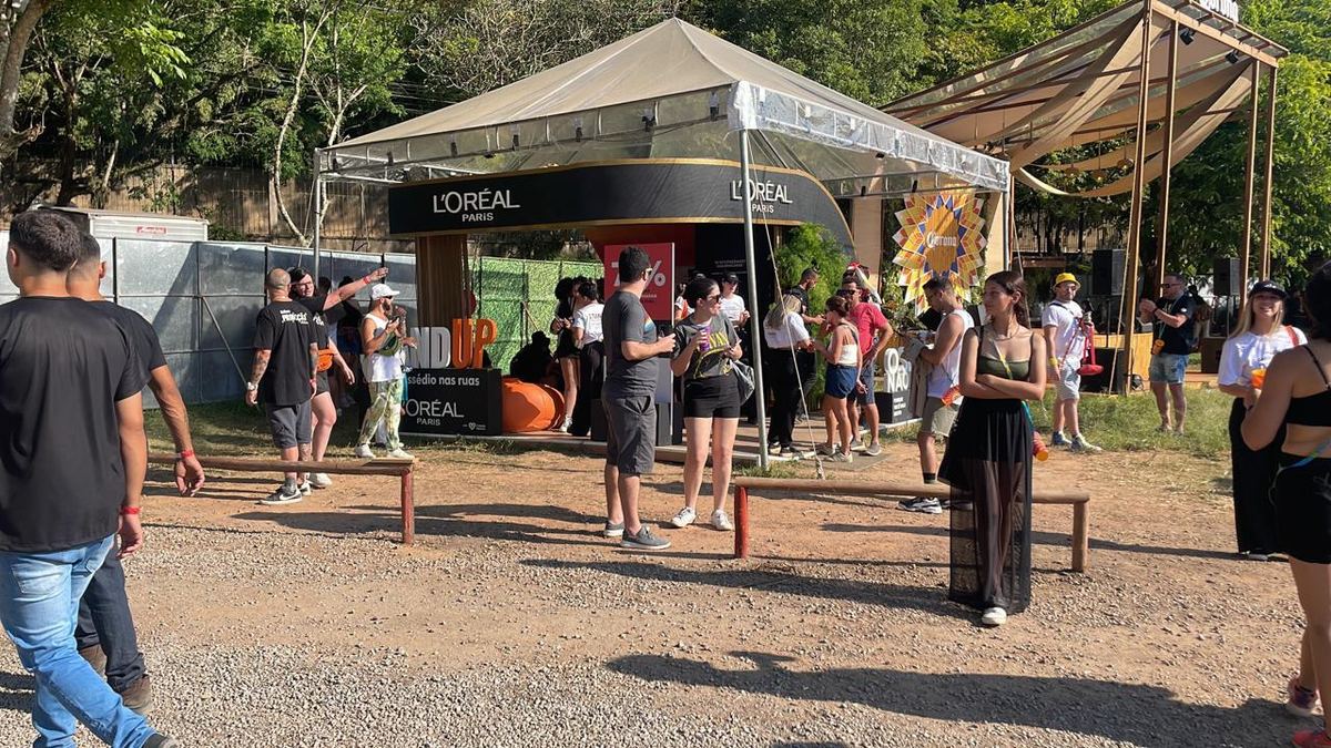 Ativacao Magma Tefra em festival